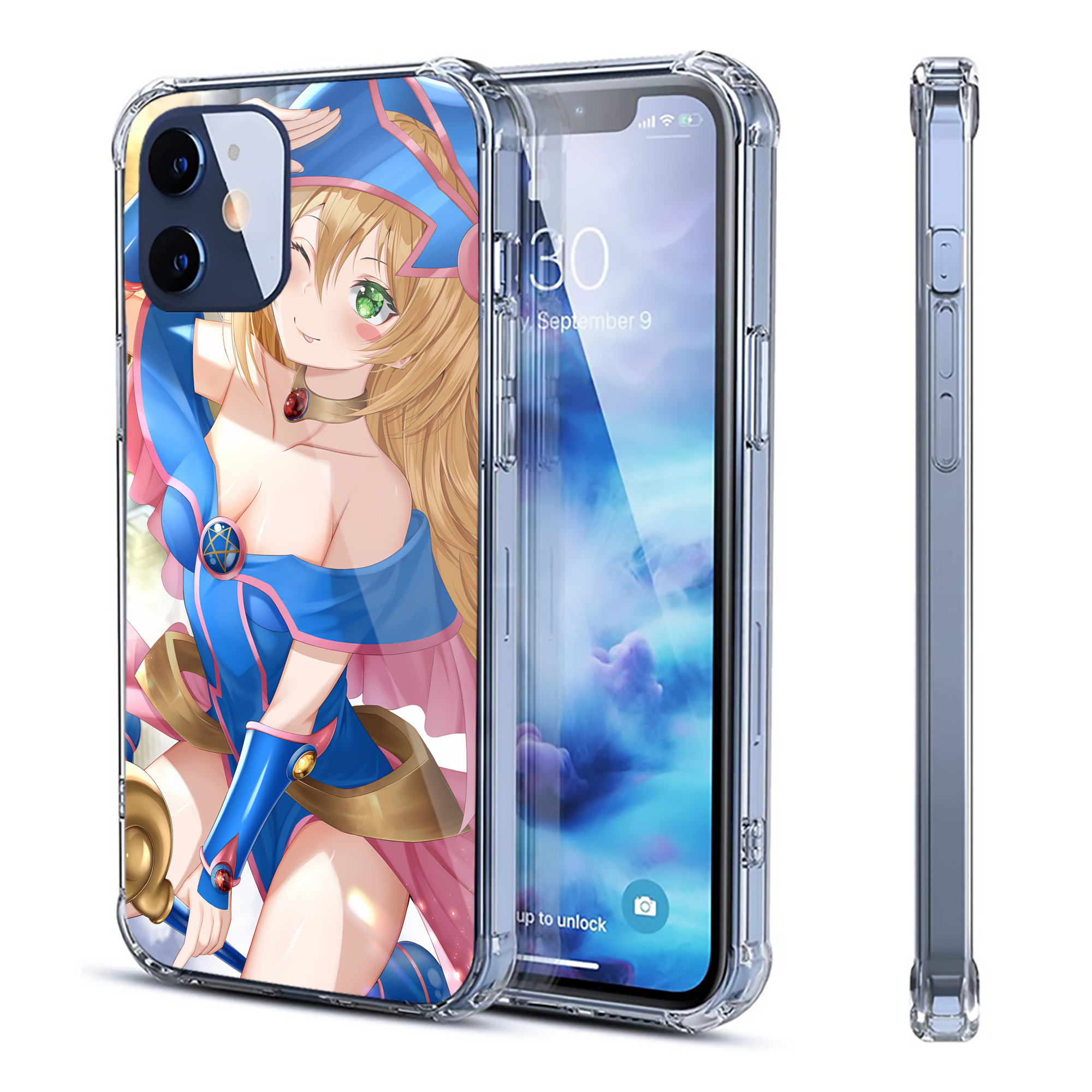（画像用） 遊☆戯☆王 Yu-Gi-Oh! 【iPhone 12シリーズ対応】透明スマホケース（クリアソフトケース）